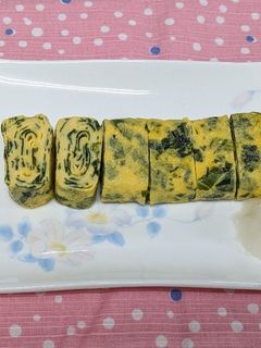 わかめ入り玉子焼き-レシピのメイン写真