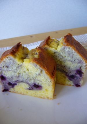 チーズとブルーベリーのマーブルケーキ-レシピのメイン写真