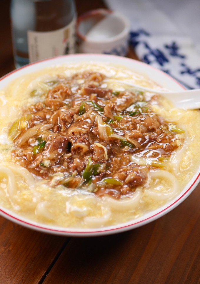 とろとろあんかけ肉うどん-レシピのメイン写真