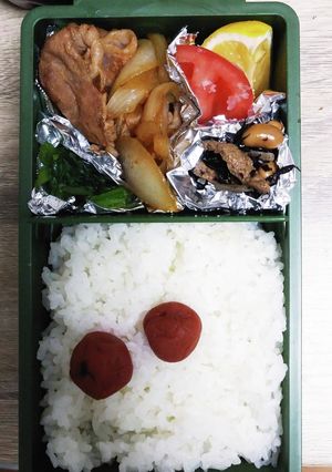 高校男子弁当　豚のしょうが焼き-レシピのメイン写真
