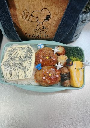 毎日高校男子弁当 ヒロアカ-レシピのメイン写真