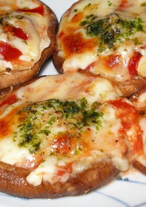 5分で出来ちゃう♪しいたけピザ-レシピのメイン写真