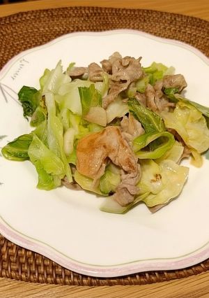 豚こまとキャベツの味噌バター炒め-レシピのメイン写真