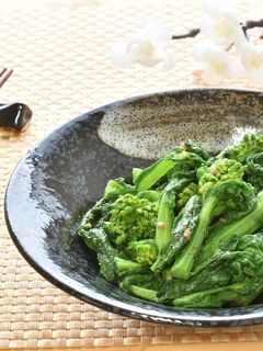 菜の花の梅昆布茶和え-レシピのメイン写真