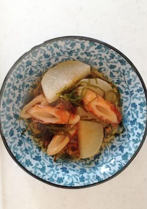 時短♪大根・竹輪・すき昆布の煮物♪-レシピのメイン写真