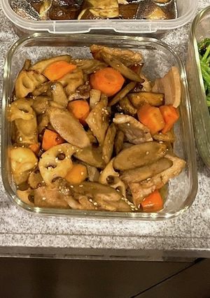根菜の甘辛炒め-レシピのメイン写真