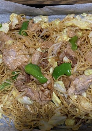 [ヘルシオ]包丁を使わない！焼きそば-レシピのメイン写真