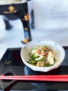 ササミときゅうりのさっぱり梅和え-レシピのメイン写真