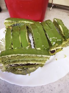 初夏に…抹茶オペラ-レシピのメイン写真