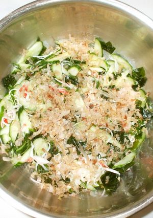 わかめキュウリ胡麻マヨネーズ和え♪簡単-レシピのメイン写真
