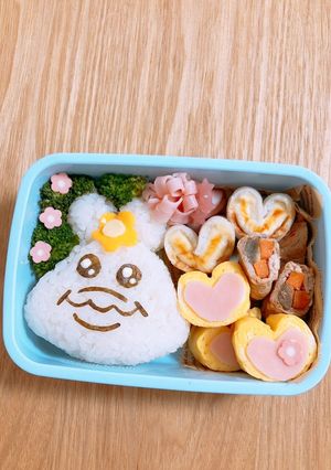 んぽちゃむ　キャラ弁-レシピのメイン写真