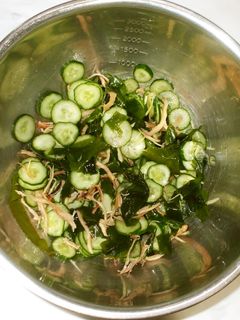 きゅうり裂きイカ酢の物♪簡単-レシピのメイン写真