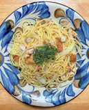 相葉マナブ☆唐揚げと小魚とナッツのパスタ