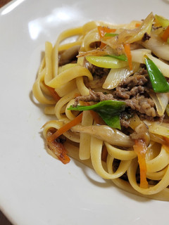 ねぎと牛肉の和風スパゲッティ-レシピのメイン写真