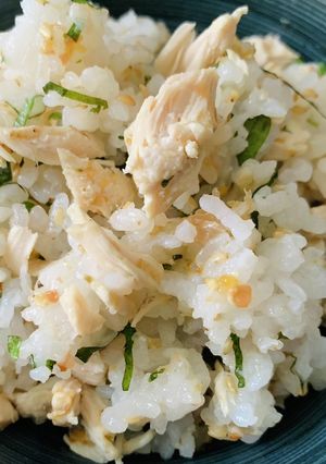梅しその香りが◎！ささみの梅しそ混ぜご飯-レシピのメイン写真