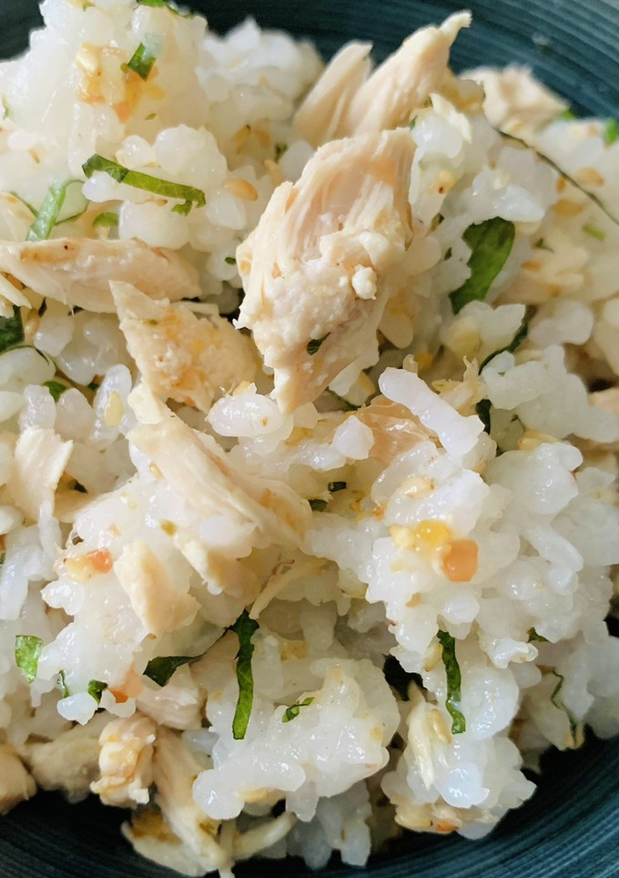 梅しその香りが◎！ささみの梅しそ混ぜご飯-レシピのメイン写真