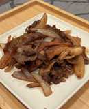 油無し！新玉ねぎと牛肉のすき焼き風炒め煮