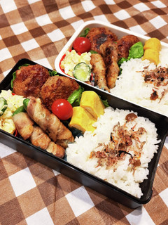 高1男子とパパの弁当240510-レシピのメイン写真