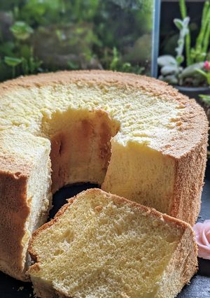 ミズホチカラ米粉のふわふわシフォンケーキ-レシピのメイン写真