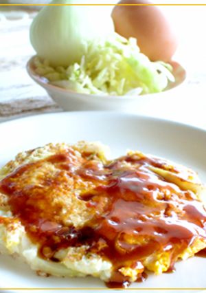 あわじ！キャベたま２焼き-レシピのメイン写真