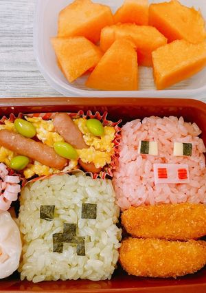 マイクラキャラ弁-レシピのメイン写真