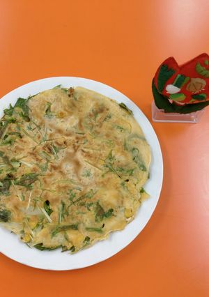 水菜のチヂミ　-レシピのメイン写真
