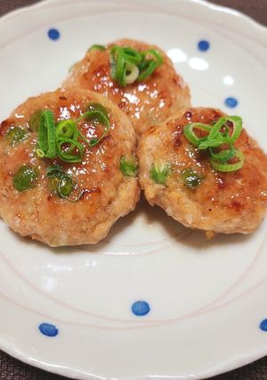グリンピースたっぷり鶏つくね焼き-レシピのメイン写真