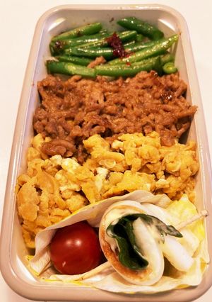 女子高生お弁当★5/10 楽チン三色弁当-レシピのメイン写真