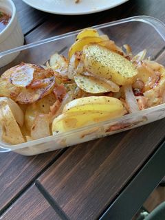 電子レンジで、ジャーマンポテト-レシピのメイン写真