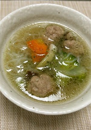 しらたきのおかずスープ-レシピのメイン写真