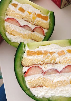 メロンケーキ-レシピのメイン写真