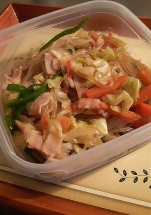 ヘルシーしらたきの焼うどん風☆-レシピのメイン写真
