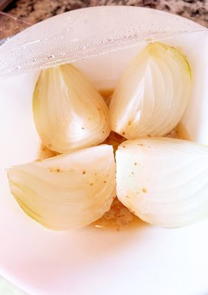 レンジで5分★新玉ねぎ★ごま麺つゆ-レシピのメイン写真