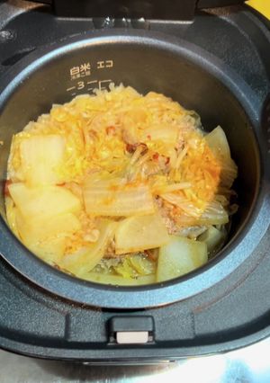 カルビ雑炊-レシピのメイン写真