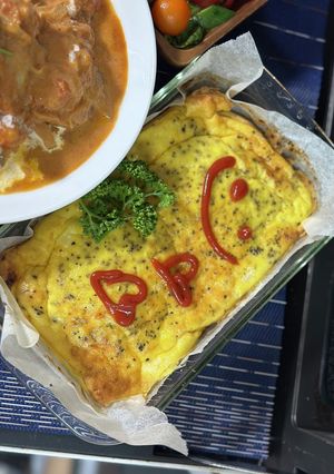 豆腐でかさ増し♪ヘルシーなオムレツ-レシピのメイン写真