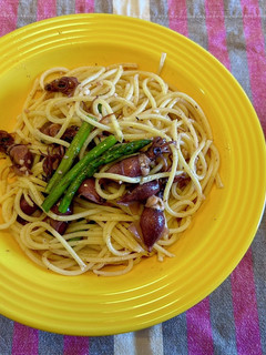 ホタルイカとアスパラの柚子胡椒パスタ-レシピのメイン写真