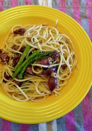 ホタルイカとアスパラの柚子胡椒パスタ-レシピのメイン写真