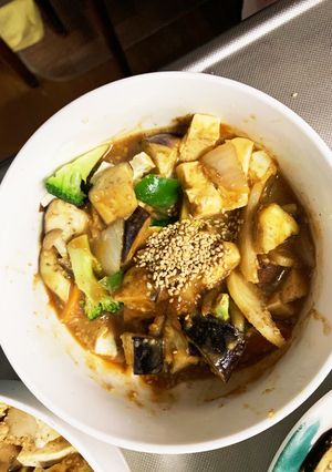 肉無豆腐簡単きな粉オイスター川柳風野菜炒-レシピのメイン写真