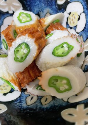 オクラちくわ-レシピのメイン写真