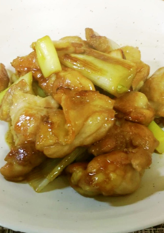 鶏肉とネギの甘辛焼き-レシピのメイン写真