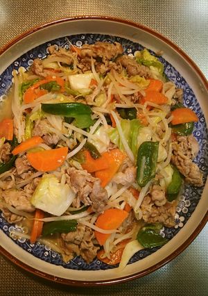 家庭の味の野菜炒め-レシピのメイン写真
