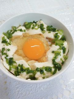 超シンプル!豆腐の卵かけご飯-レシピのメイン写真