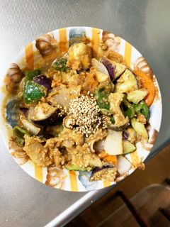 きな粉キムチ味噌味豚こま大根青椒肉絲風-レシピのメイン写真