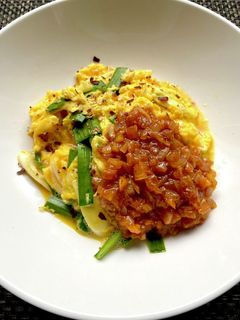 ニラたまチリソース-レシピのメイン写真