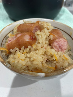 ソーセージにんじんバター 炊き込みご飯-レシピのメイン写真