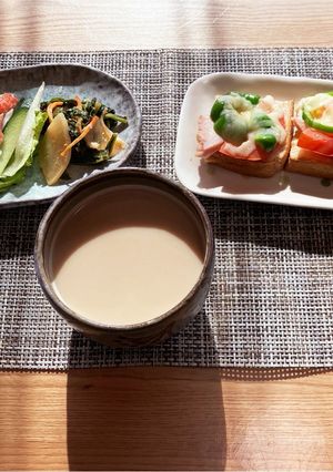 シニア74歳母の食卓　ピザトースト-レシピのメイン写真