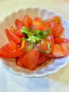 トマトと大葉の無限サラダ-レシピのメイン写真