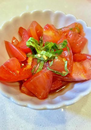 トマトと大葉の無限サラダ-レシピのメイン写真