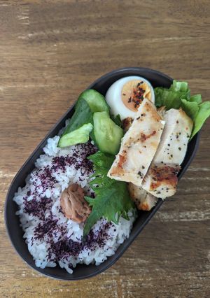 鶏むね肉のレモンペッパー焼き弁当★-レシピのメイン写真