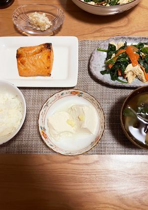 シニア74歳母の食卓　紅しゃけ-レシピのメイン写真